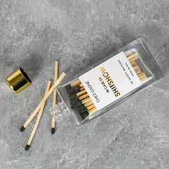 In Case of Shitshow - Black Matches in Glass Bottle