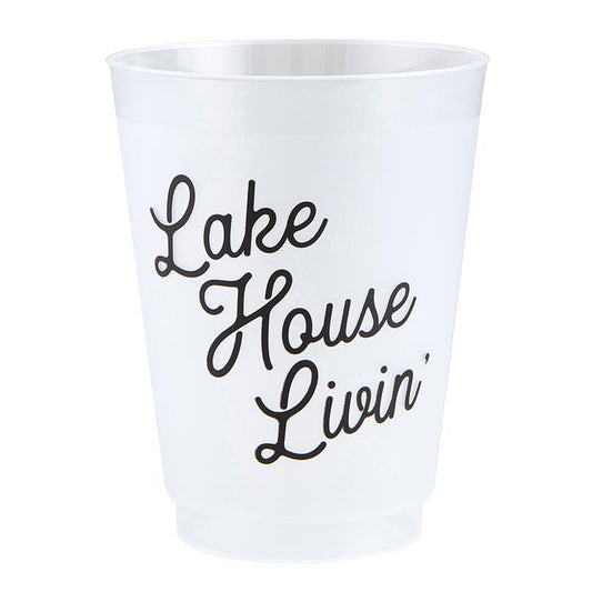 Lake House Livin' Frost Cups - Set of 8