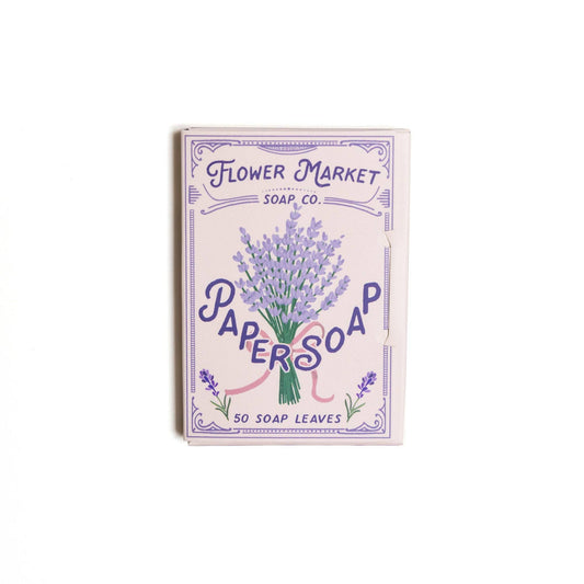 Lavender Paper Soap, 50 Sheets