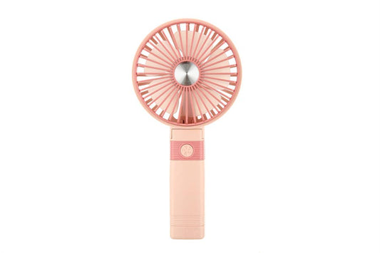 Stylish Two Toned  Theme Handheld Personal Fan: Pink