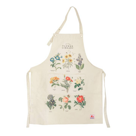 Vintage Apron - Flower Library