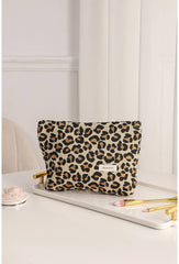 Leopard Jacquard Simple Cosmetic Bag