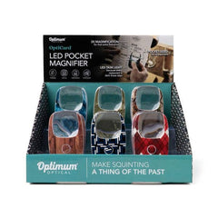 OptiCard LED Pocket Magnifier