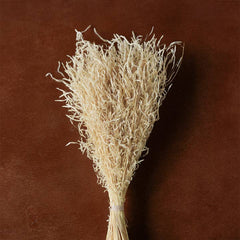 Mixed Dried Grasses and Florals Bleached, 12".