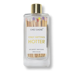 Only Getting Hotter - Rainbow Matches in Glass Bottle