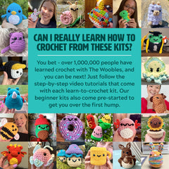 Bacon the Pig - The Woobles Beginner Crochet Kit