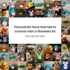 Fred the Dinosaur - The Woobles Beginner Crochet Kit