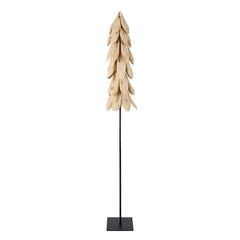 Wood Tree on Iron Stand - Natural - Large