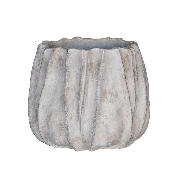 Concrete Lucid Planter Wide, Large.