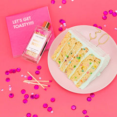 Make A Wish - Hot Pink Matches in Glass Bottle