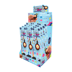 Click N' Clip Foods Fidget Clicker Keychain