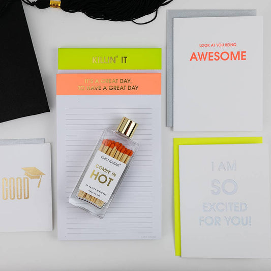 Look at You Being Awesome Letterpress Greeting Card