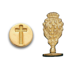 Florentine Brass Wax Seal Stampers: Heart Shape