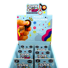 Click N' Clip Foods Fidget Clicker Keychain