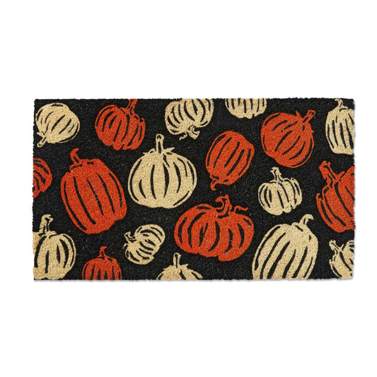Halloween Pumpkins Door Mat