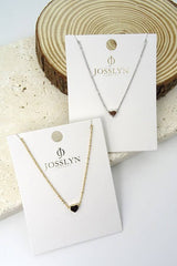 Classic Mini Heart Necklace  | Silver