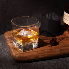 Glacier Rocks® Mountain Ice Mold & Crystal Whiskey Glass Set