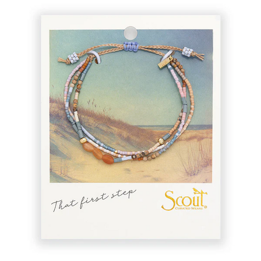 Mixed Media Bracelet - Inspiration/Red Aventurine/Gold.