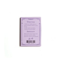 Paper Soap – Lavender Honey Scent, Travel Size, 50 Sheets