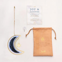 Scout Stained Glass Light Catcher - Moon Star