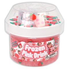 Frozen Pink Drink -  Icee Textured Slime