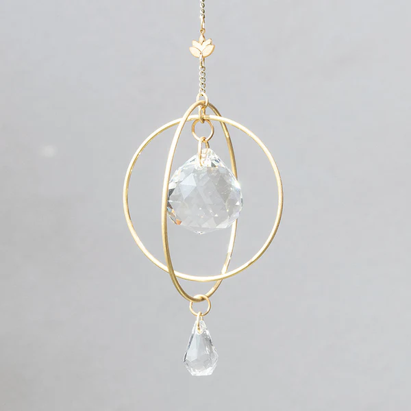 Mini Suncatcher - Lotus/Strength