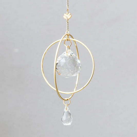 Mini Suncatcher - Lotus/Strength