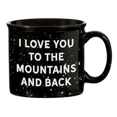 Campfire Mug - Black - I Love You