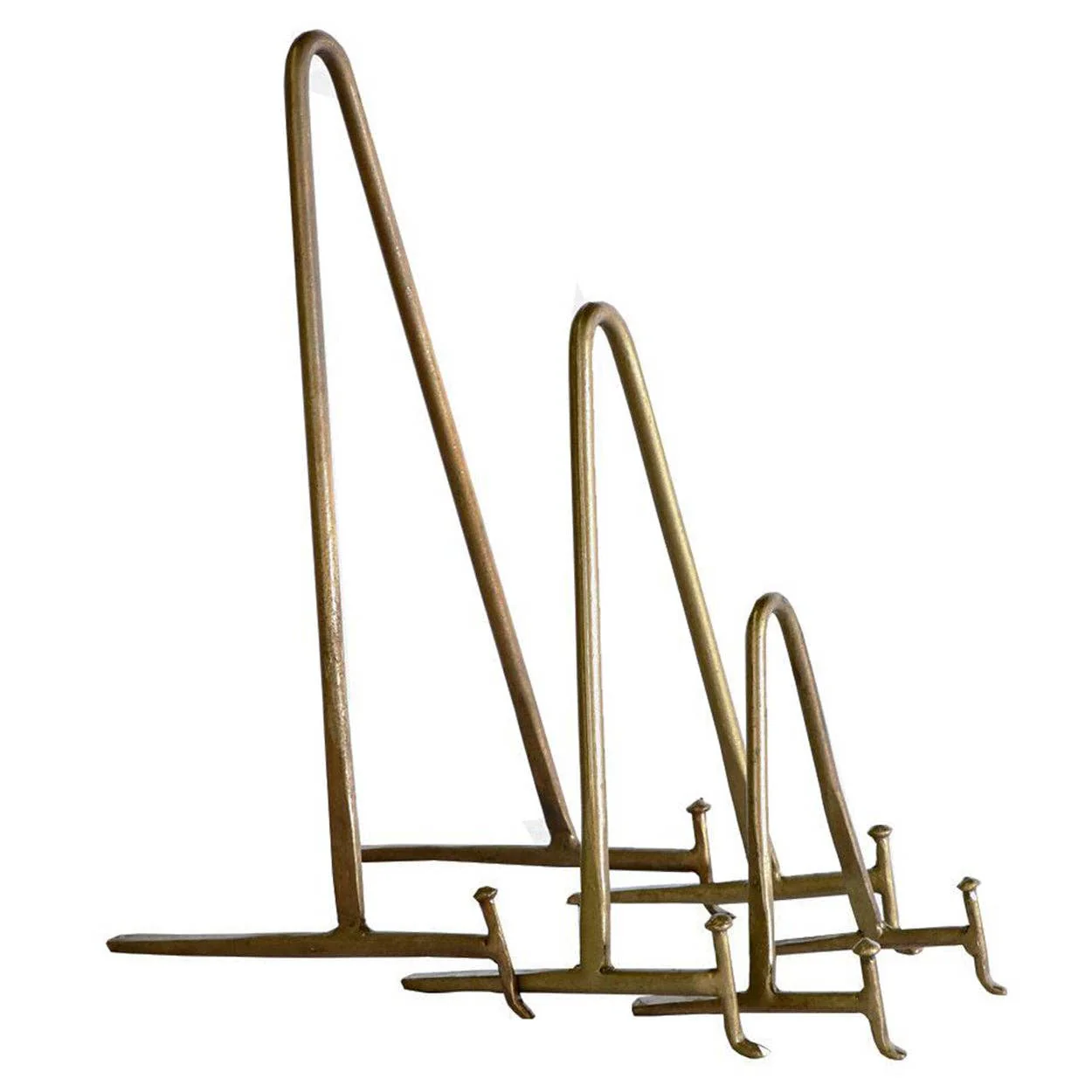 Antique Brass Display Stand Small.