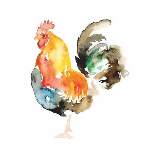 Beverage Napkin: Samuel the Rooster