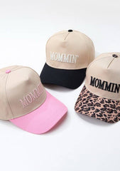 MOMMIN Embroidered Trucker Hat - Vintage Style |Animal