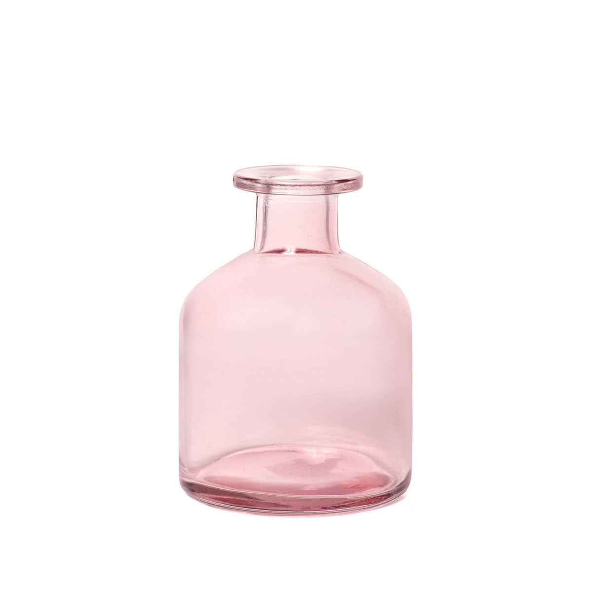 Rose Glass Vase - 4.5"x3"