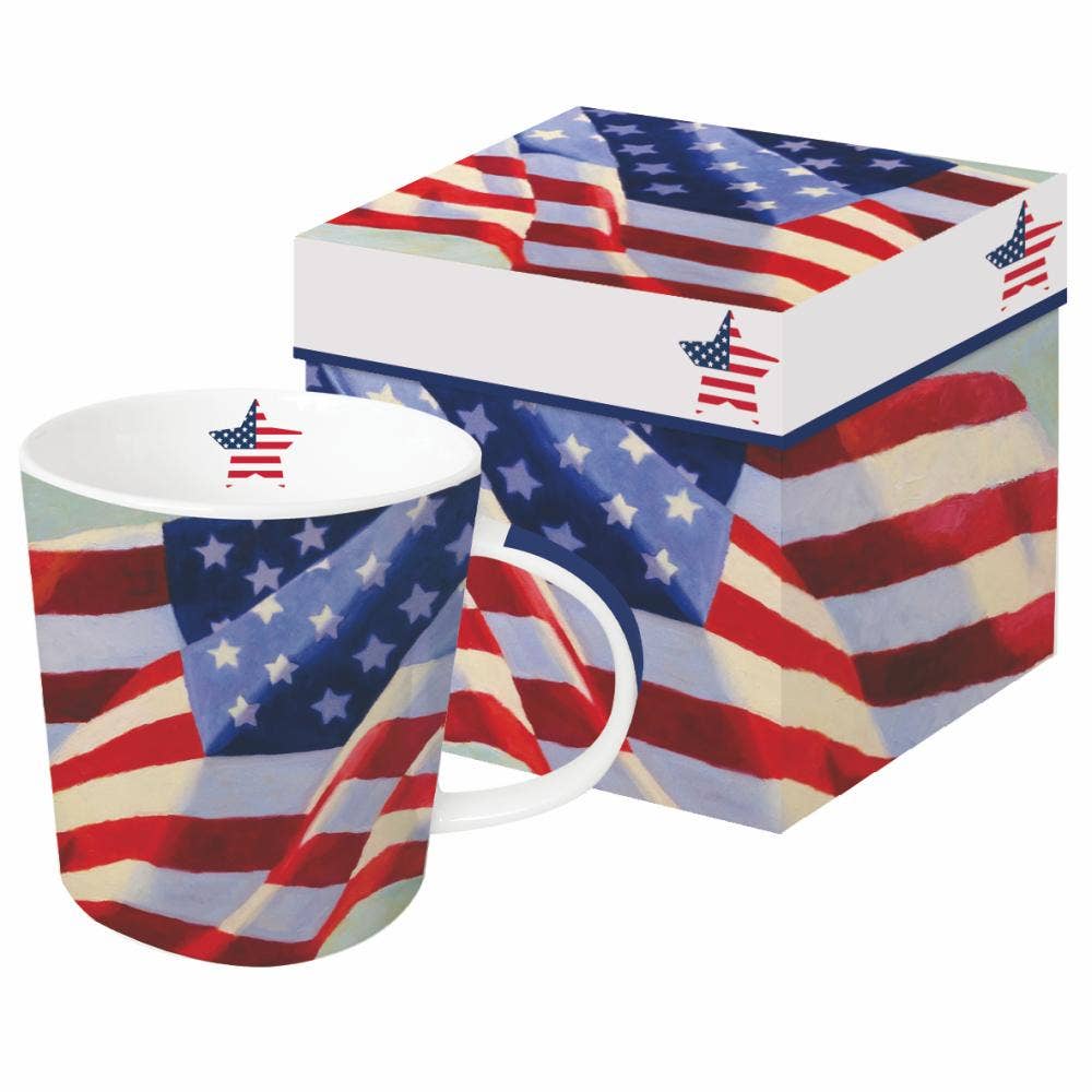 MUG IN GIFT BOX-OLD GLORY flag
