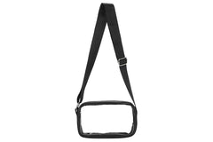See Thru Cross Body Handbag: Navy