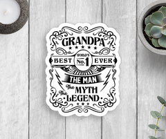 Grandpa Vinyl Sticker