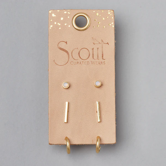 Scarlett Stud Trio - Gold.