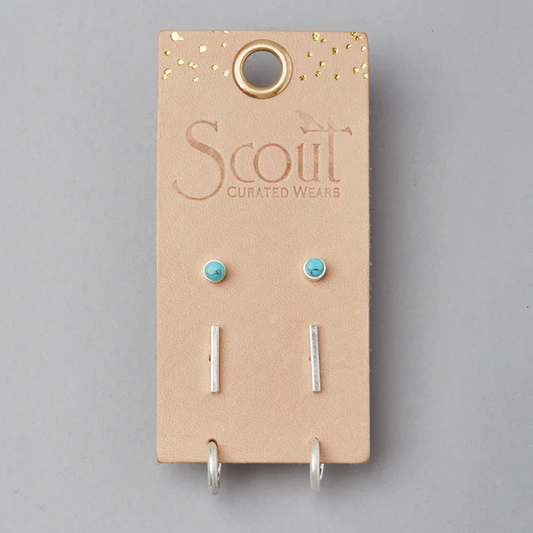 Scarlett Stud Trio - Silver.