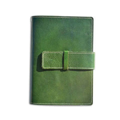 Roma Calfskin Leather 5x7"Journal Italian hand-made: Dark Brown