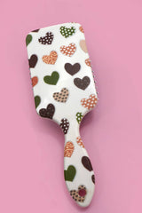 Large Paddle Hair Brush - Cow + Brown