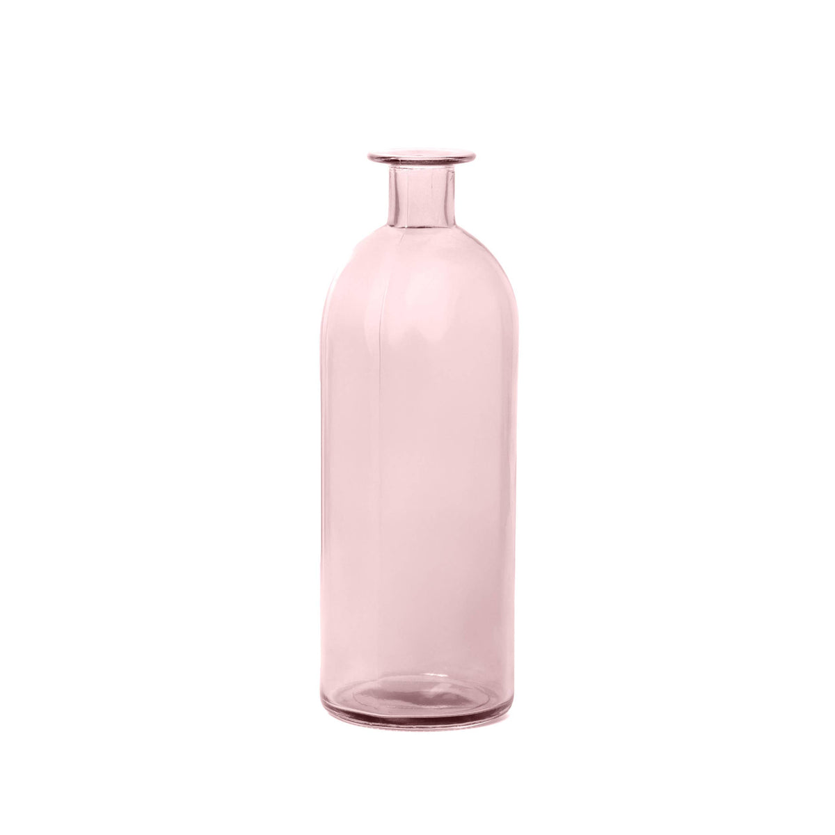 Tall Rose Glass Vase - 8"x2.7"