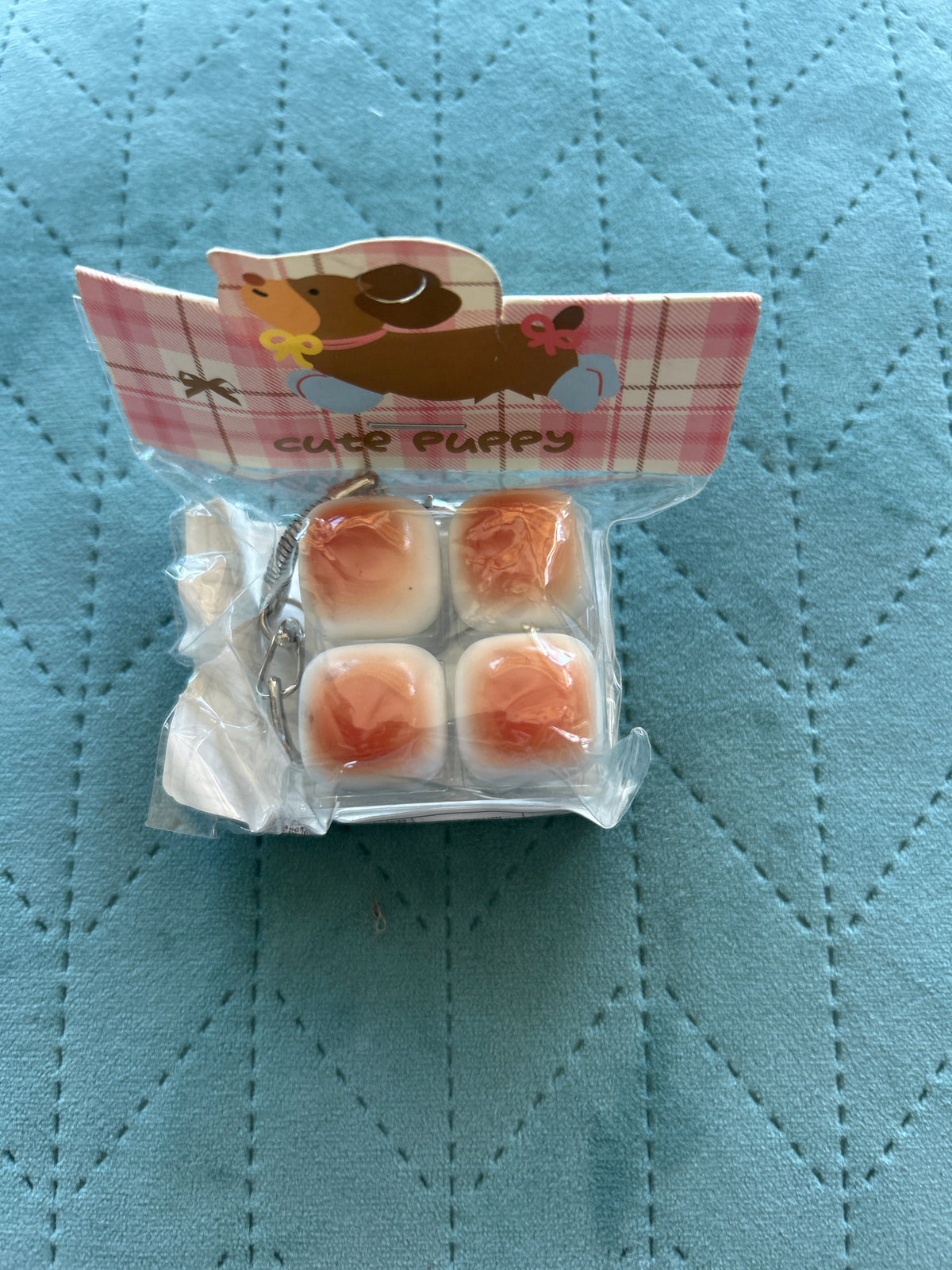 Caramel Bread Keychain - small