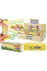 Yellow Salted Butter Wax Cracking PU Foam Squishy