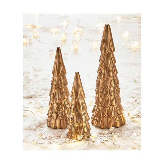 Cast Aluminum Tree Decor Medium: Gold