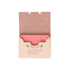 Paper Soap – Rose Scent, Travel Size, 50 Sheets