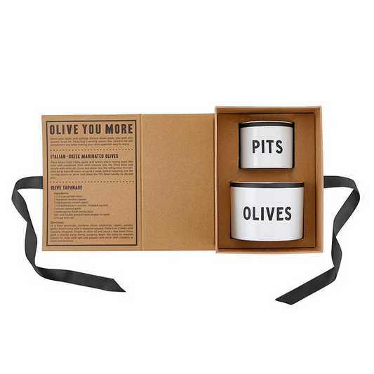 Olive + Pit Bowls Book Box