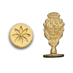 Florentine Brass Wax Seal Stampers: Heart Shape