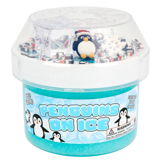 Penguins on Ice - Christmas Slime