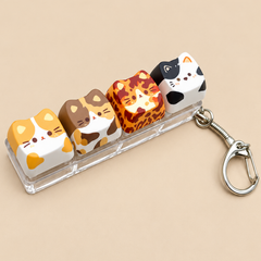 Printed Keyboard Fidget Stress Relief Keychain | 40KC205: D