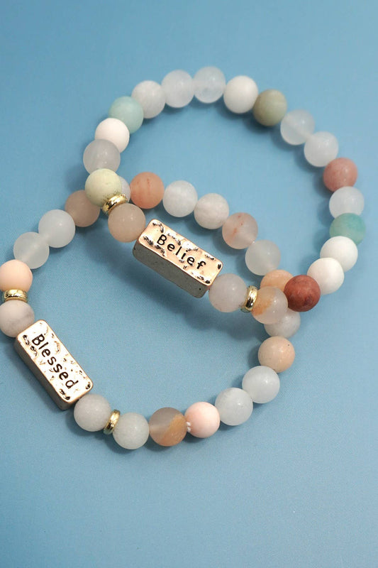 Natural Stone Bracelet | Belief
