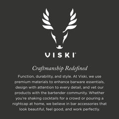 Viski Professional Crystal Cocktail Mixing Glass